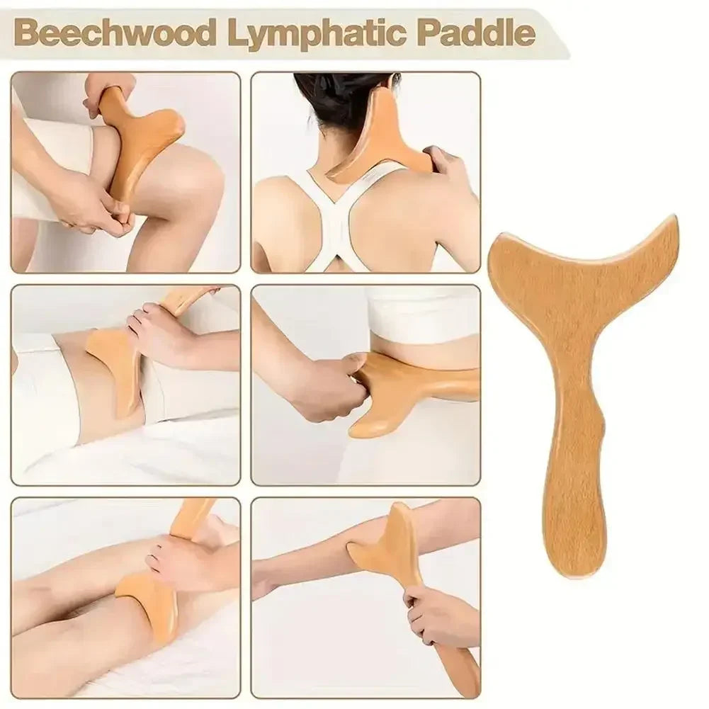 Wood Body Sculpting & Lymphatic Drainage Massager