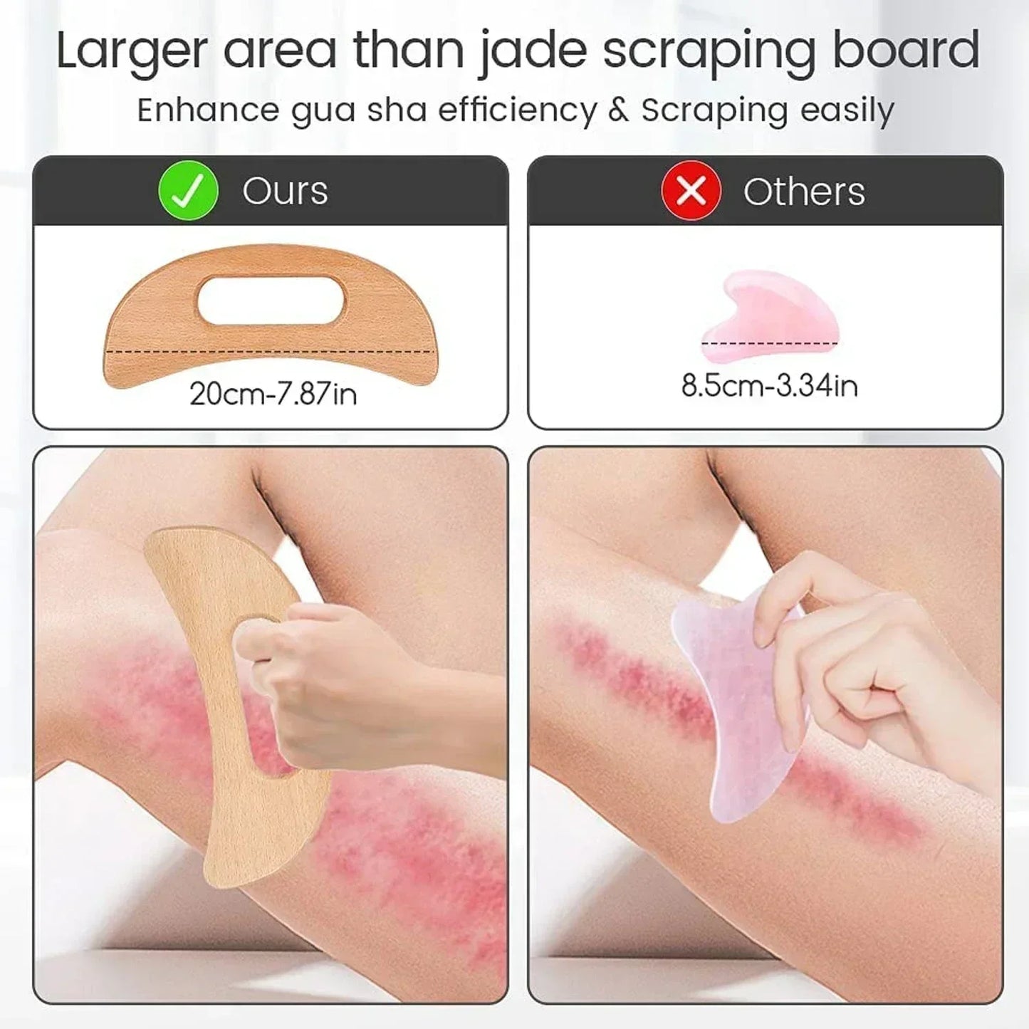 Wooden Body Gua Sha Massage Tool
