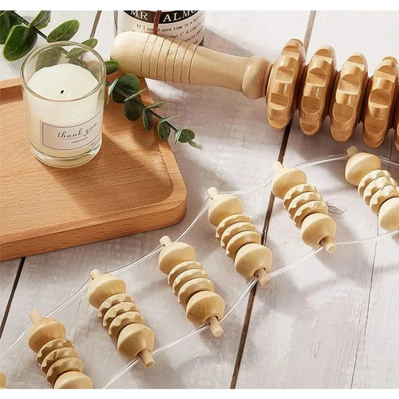 Wooden Therapy Massage Roller