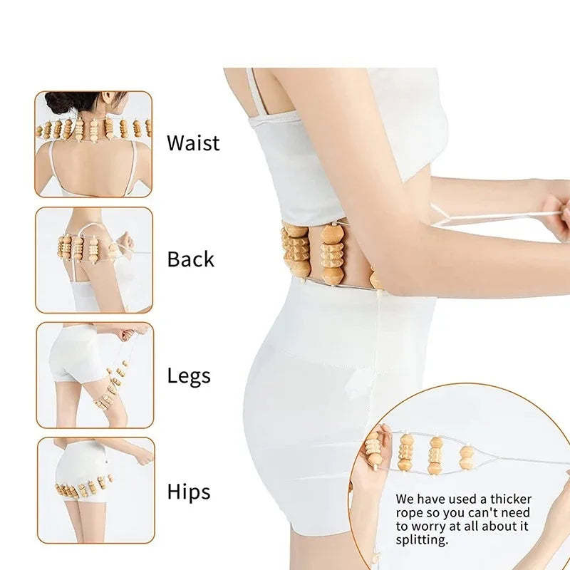 Wooden Therapy Massage Roller