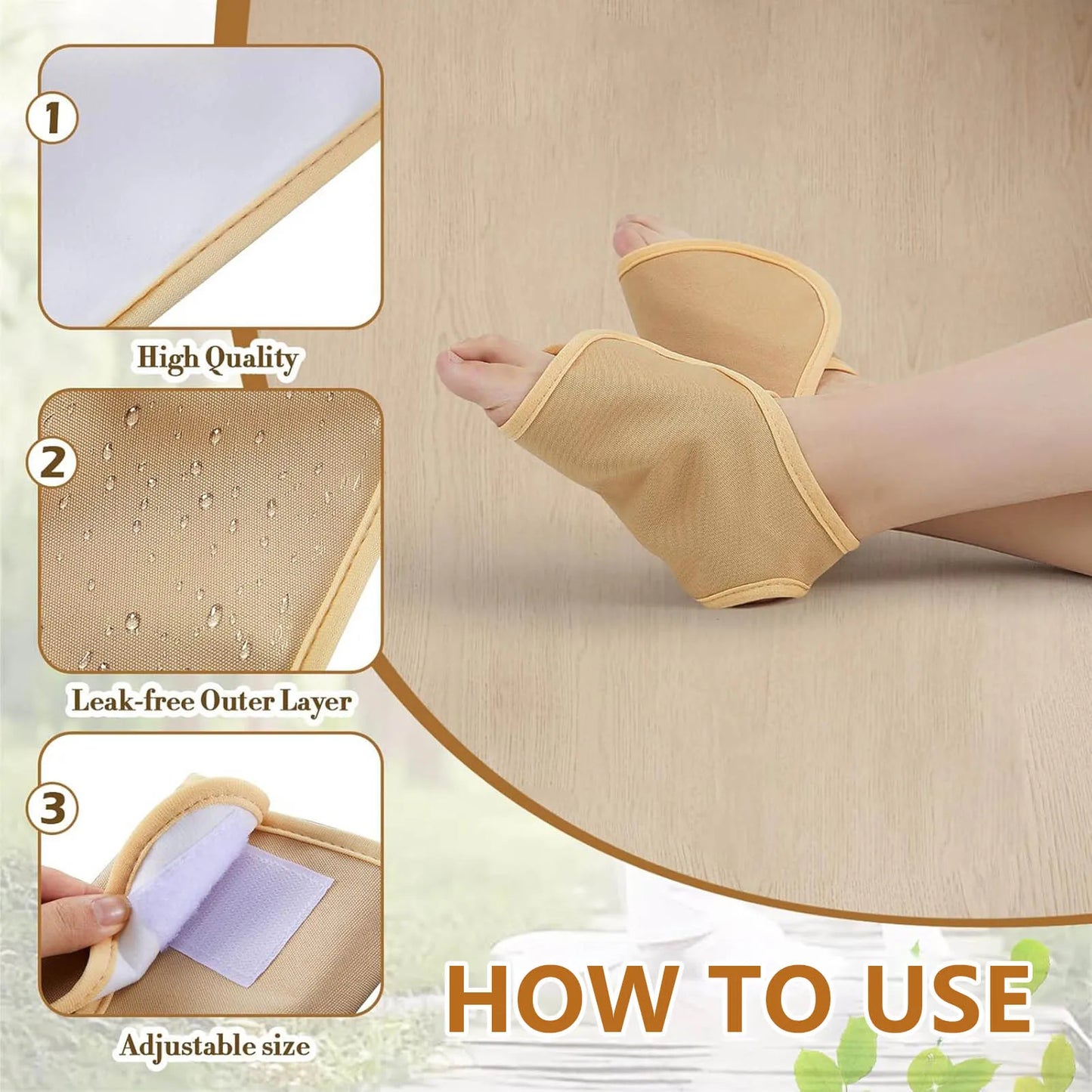 Castor Oil Foot Wrap